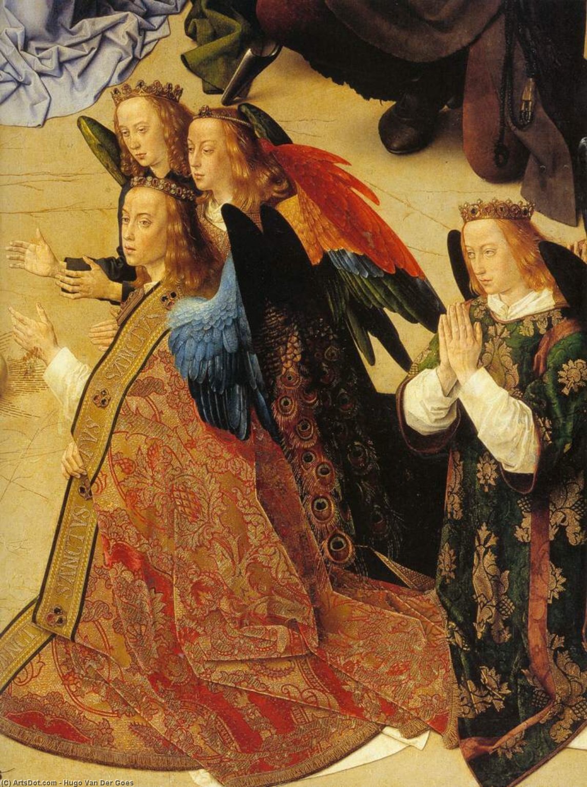 The Adoration Of The Shepherds (detail) (21) — Hugo Van Der Goes