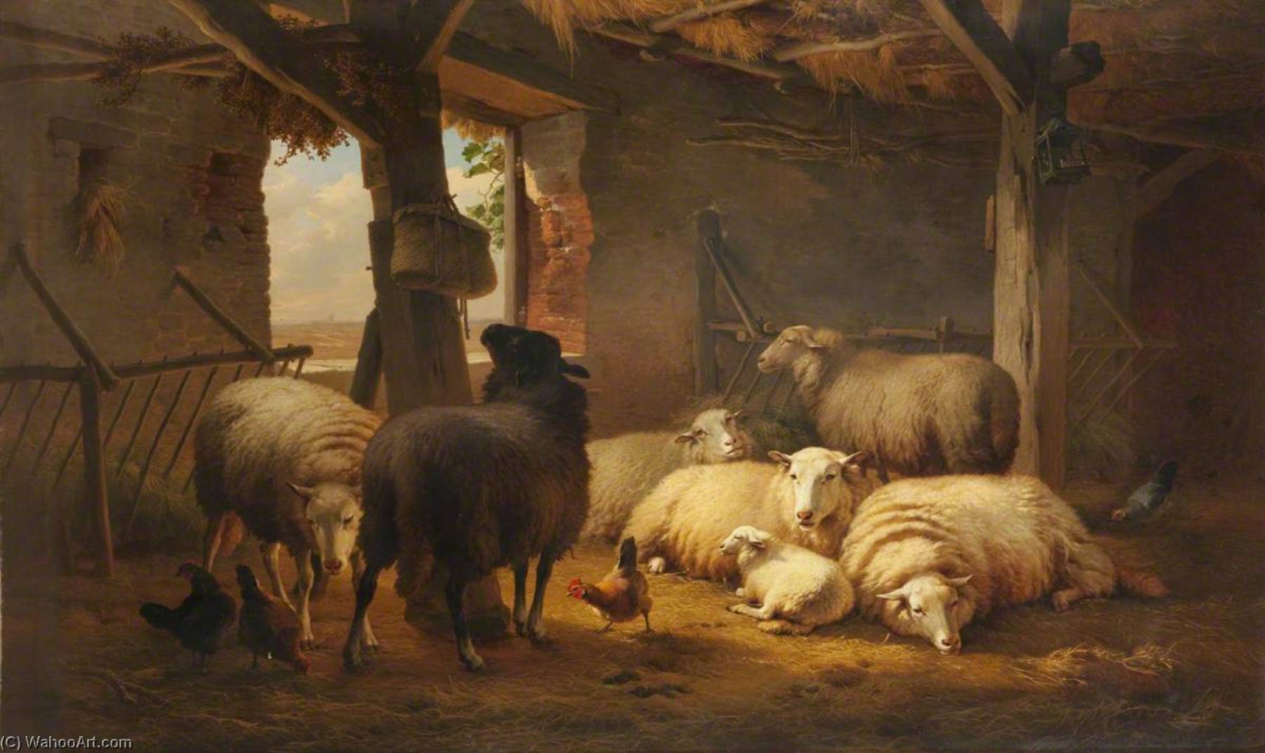 Sheep — Eugène Joseph Verboeckhoven