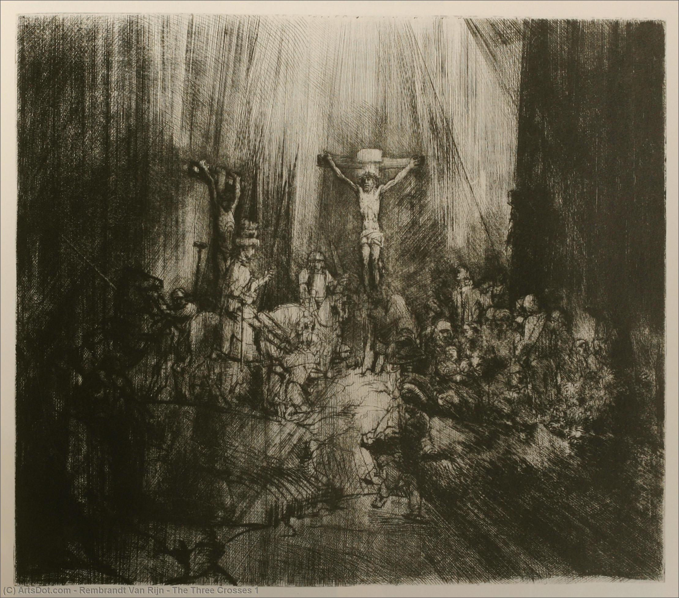 The Three Crosses 1 — Rembrandt Van Rijn