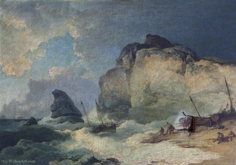 Coastal Scene — Philip James De Loutherbourg