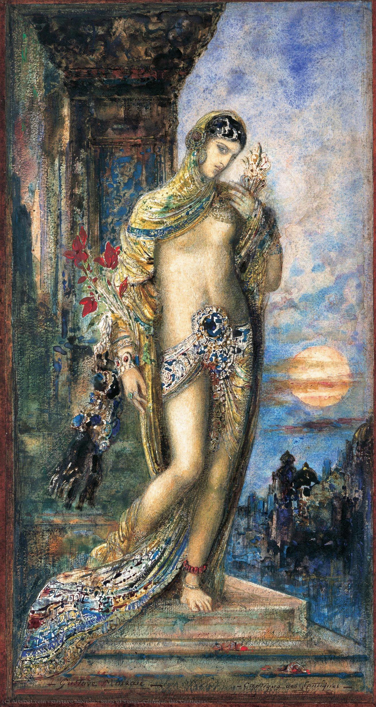 Song Of Songs （cantique Des Cantiques） — Gustave Moreau