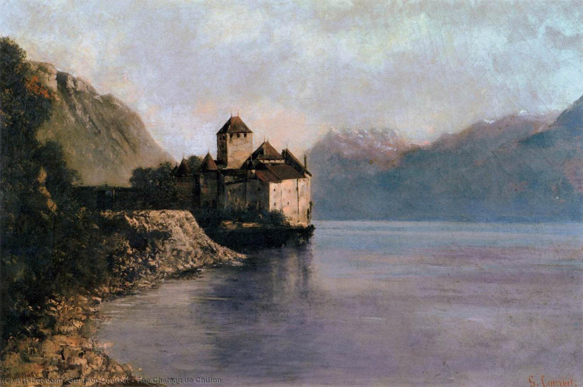 The Château De Chillon — Gustave Courbet