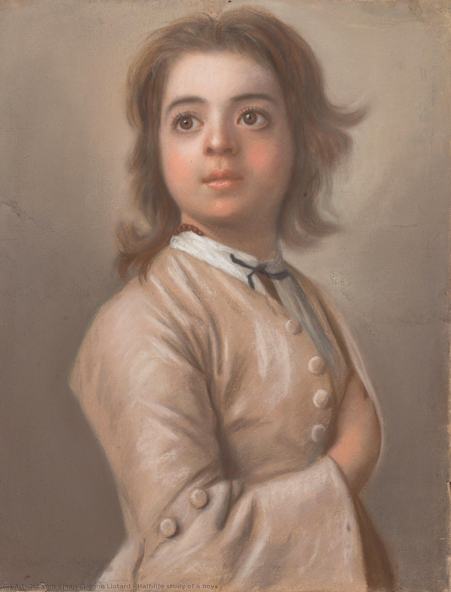 Half-life Study Of A Boy — Jean-étienne Liotard