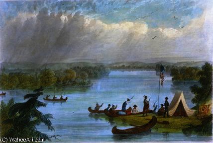 Lake Itsaca — Seth Eastman
