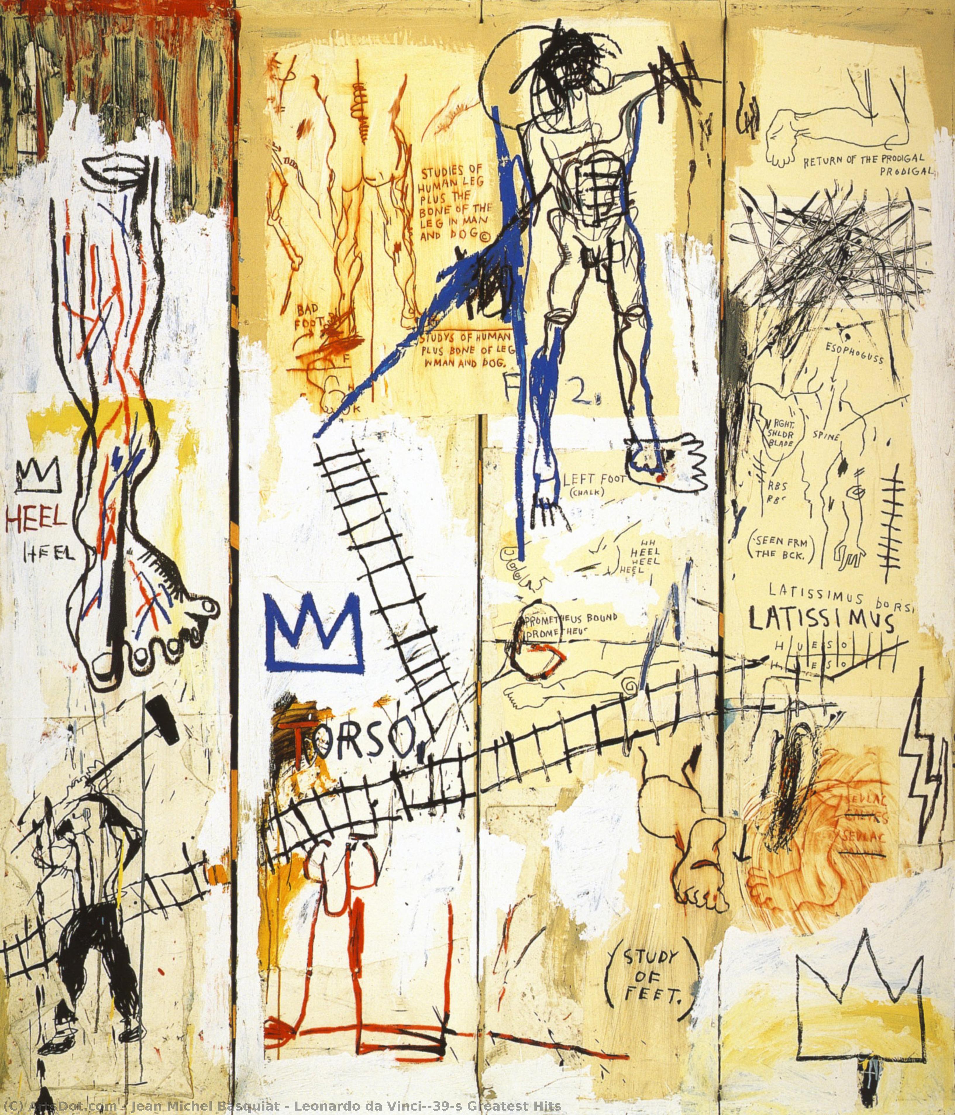 Leonardo Da Vinci's Greatest Hits — Jean Michel Basquiat