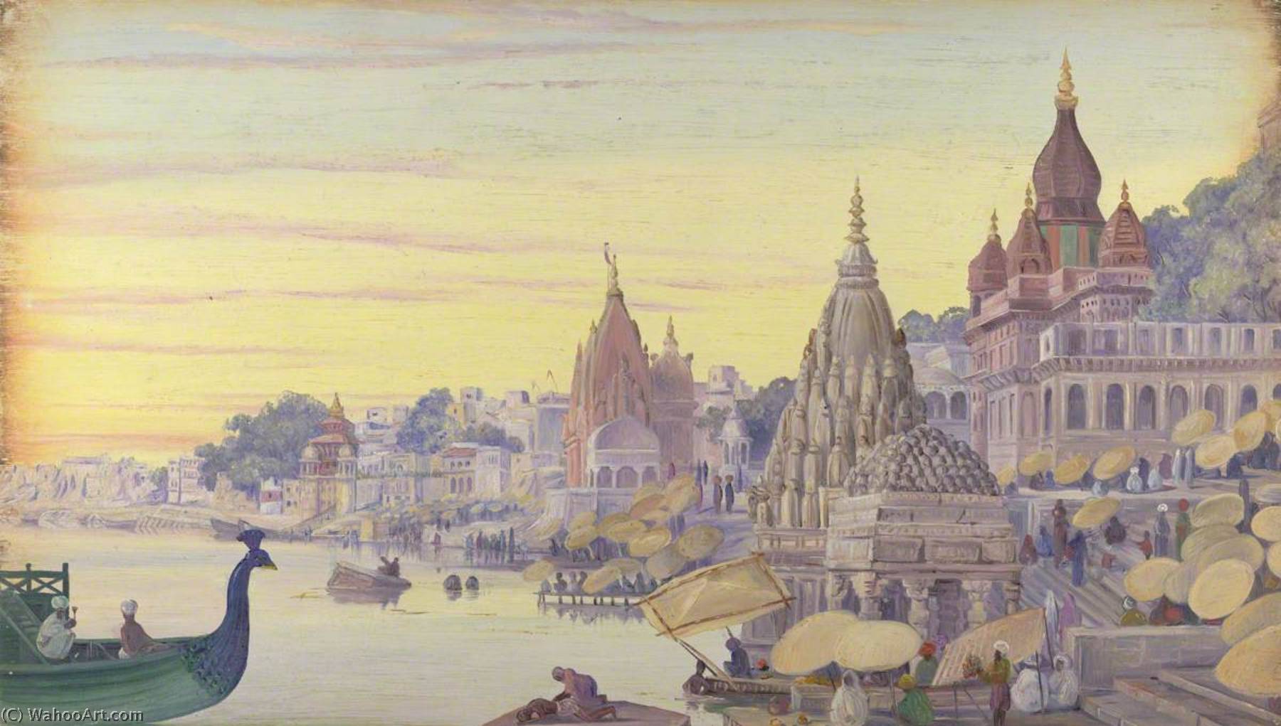 'benares. India. Novr. 1878' — Marianne North