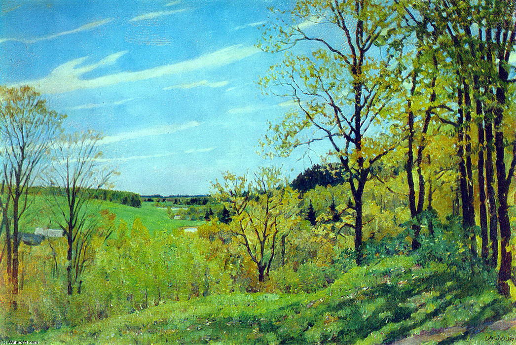 May Morning. Nightingale Place. Ligachevo — Konstantin Yuon