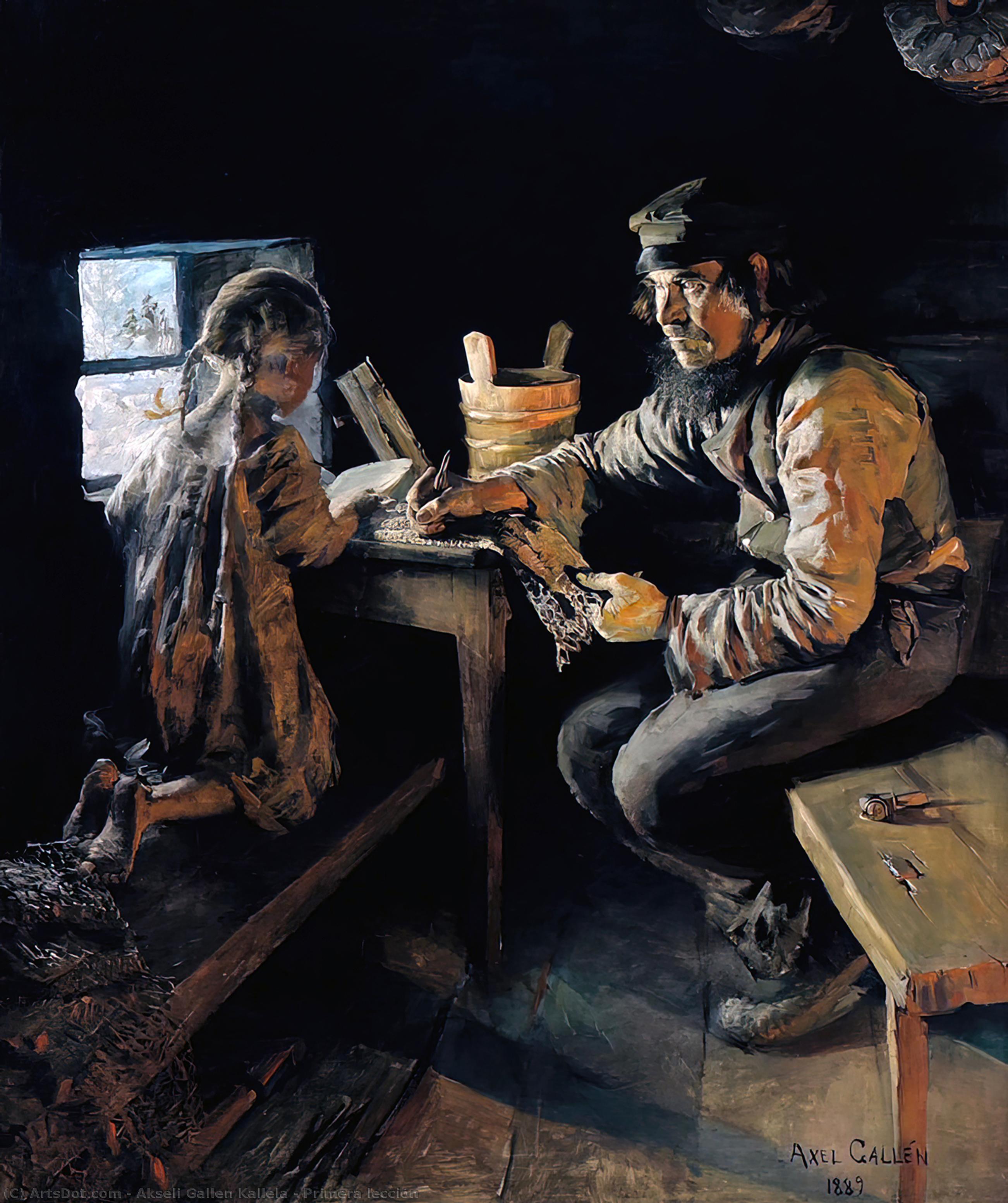 Primera Lección — Akseli Gallen-kallela