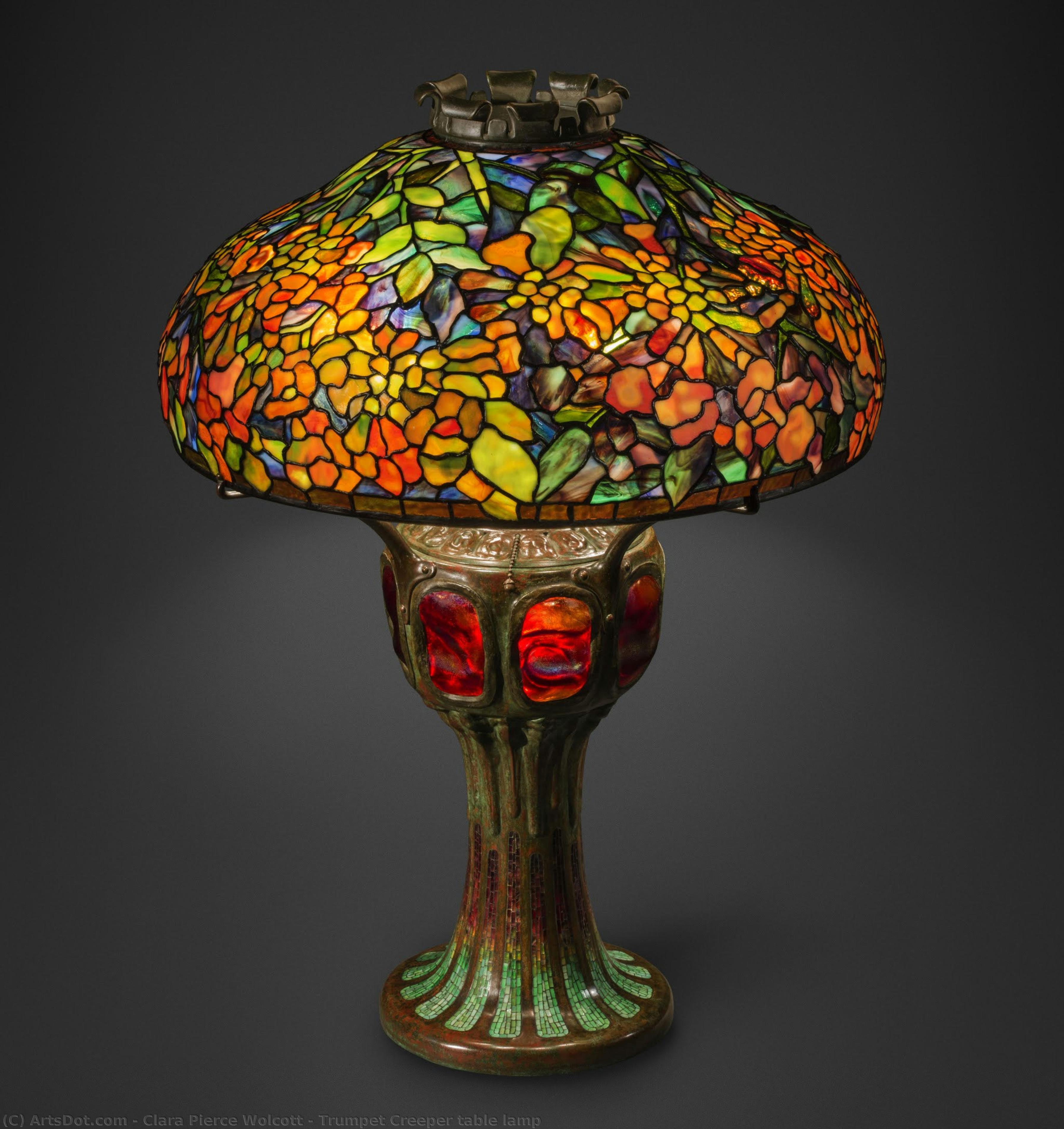 Trumpet Creeper Table Lamp — Clara Pierce Wolcott