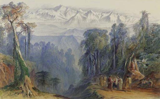 Kinchinjunga From Darjeeling, Himalayas — Edward Lear