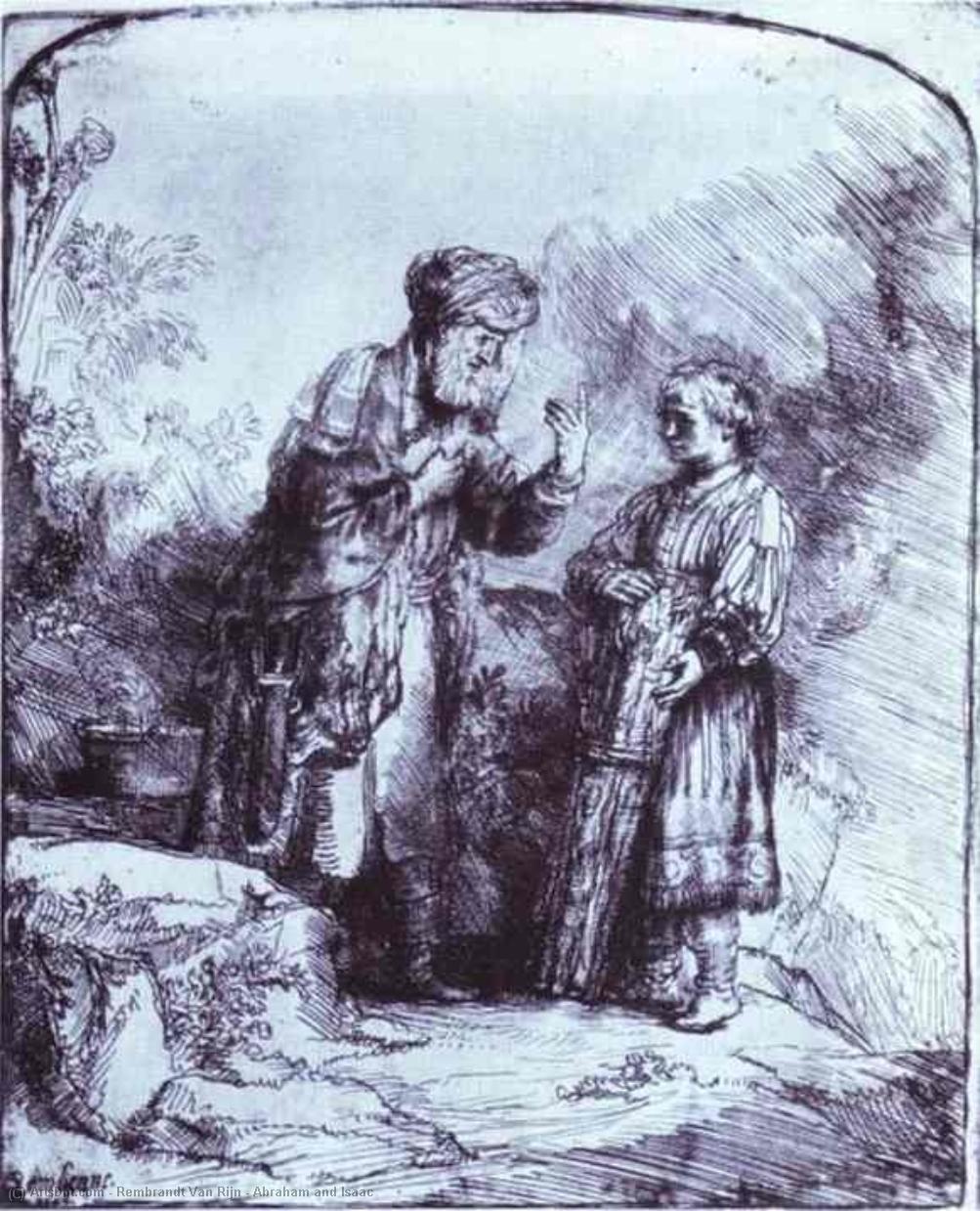 Abraham And Isaac — Rembrandt Van Rijn