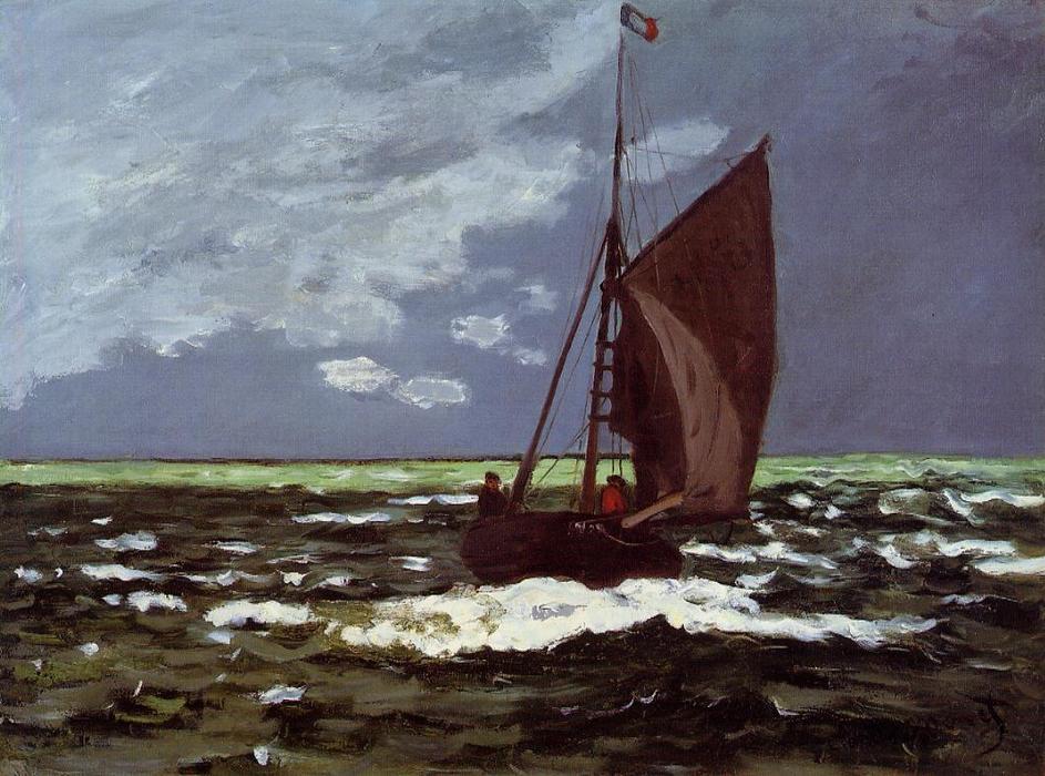 Stormy Seascape — Claude Monet