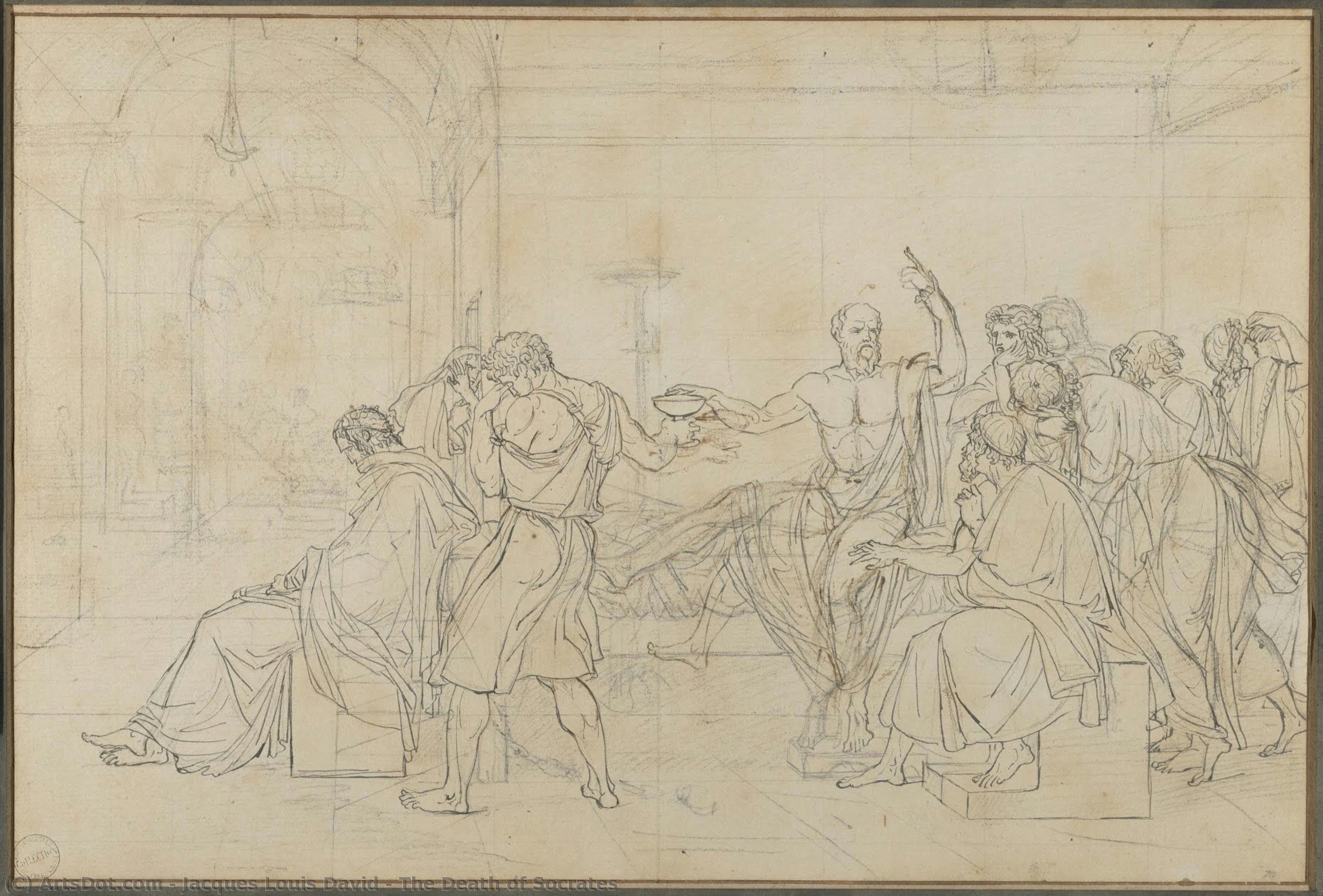 The Death Of Socrates — Jacques-louis David