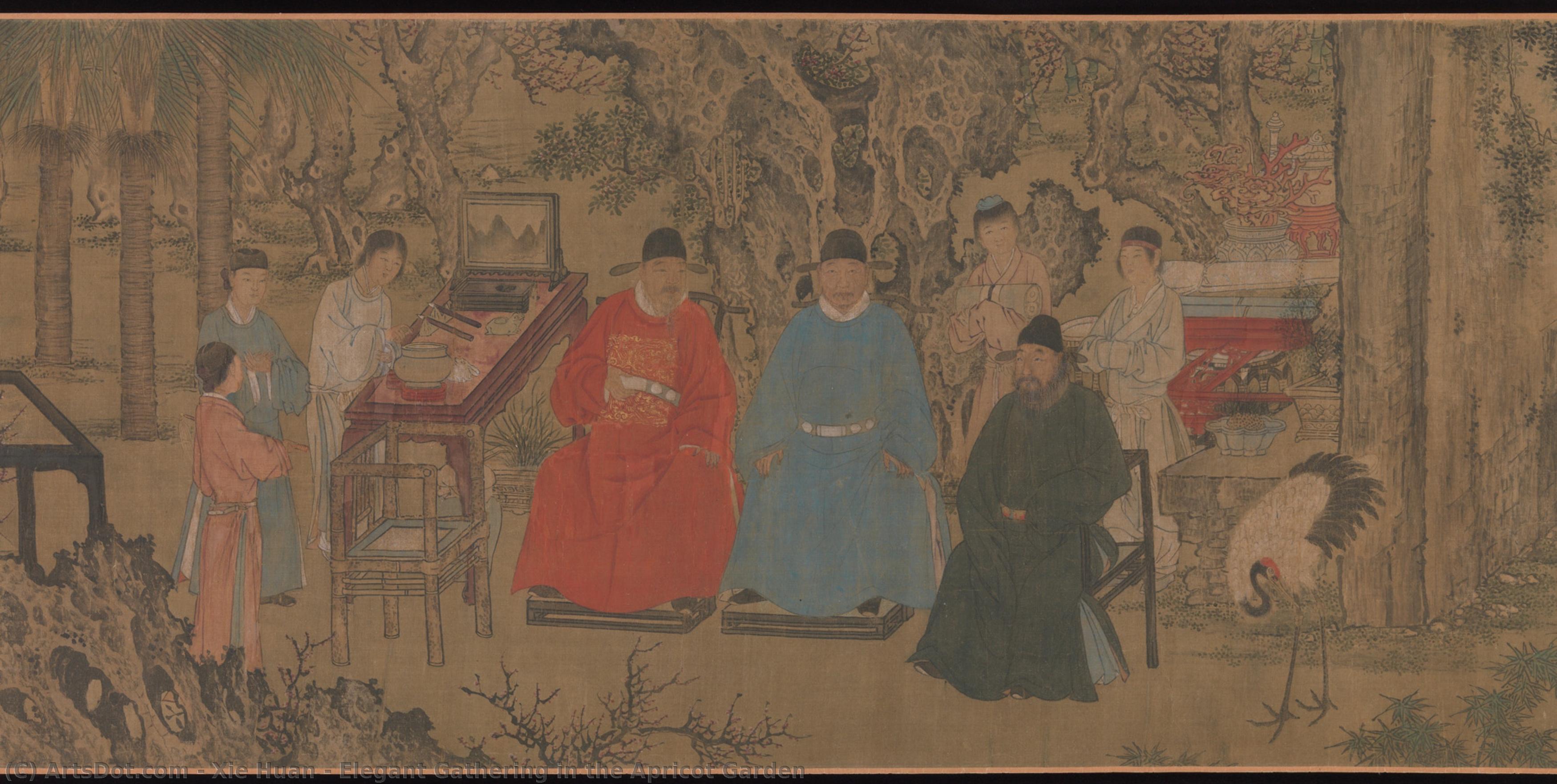 Elegant Gathering In The Apricot Garden — Xie Huan