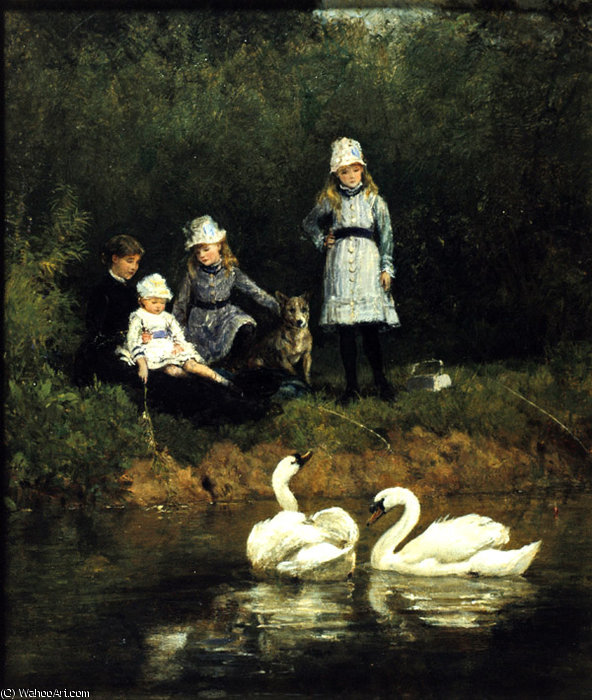 Watching The Swans — Heywood Hardy