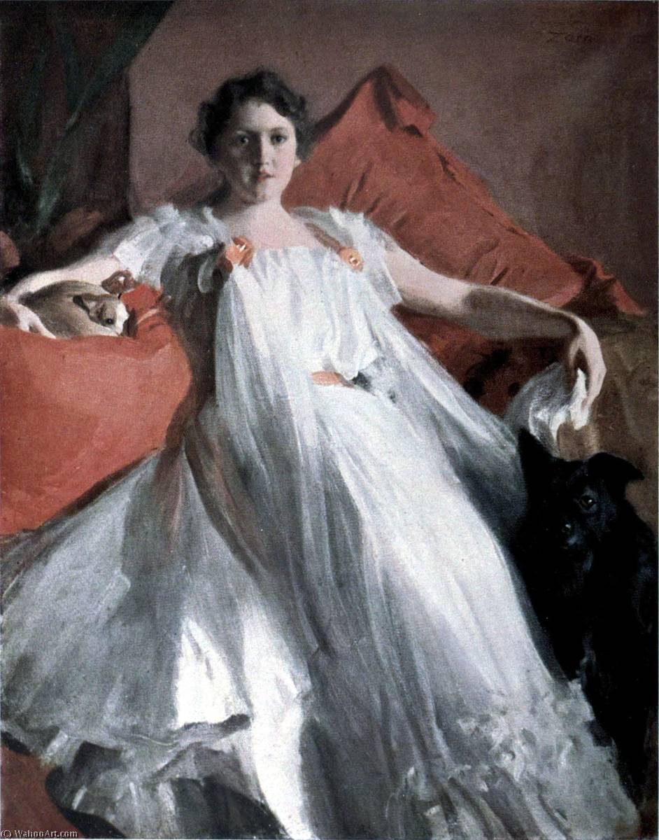 Portrait Of Mme Ashley — Anders Leonard Zorn
