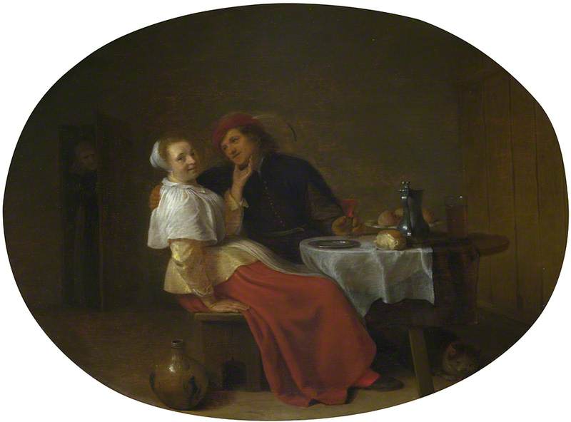 Two Lovers At Table — Hendrik Martensz Sorgh