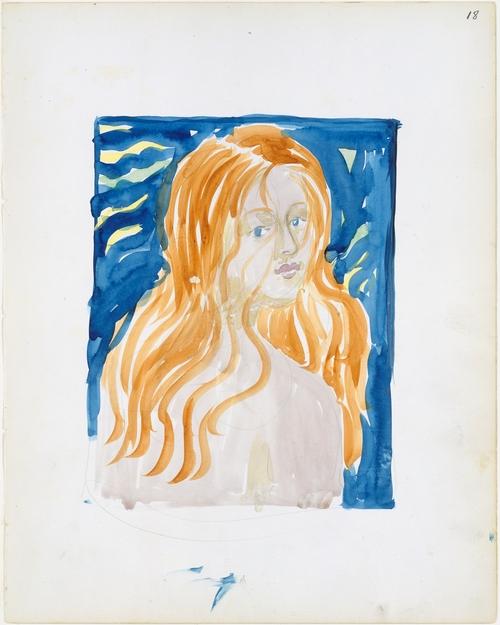 A Nude Woman With Red Hair — Maurice Brazil Prendergast