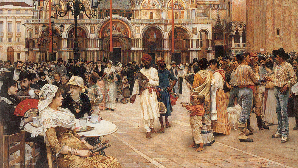 Piazza Of St Mark's, Venice — William Logsdail