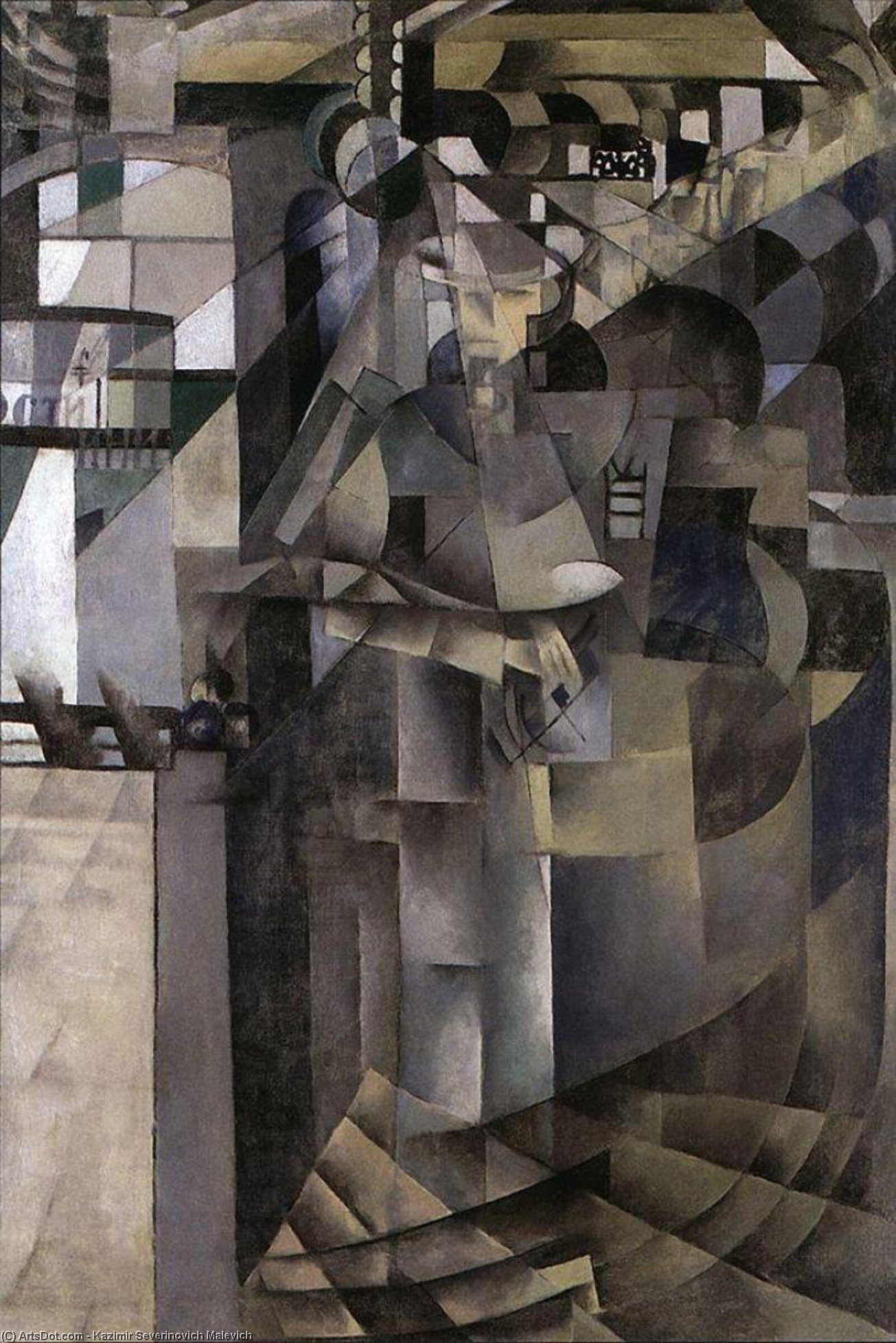 Living In A Big Hotel — Kazimir Malevich