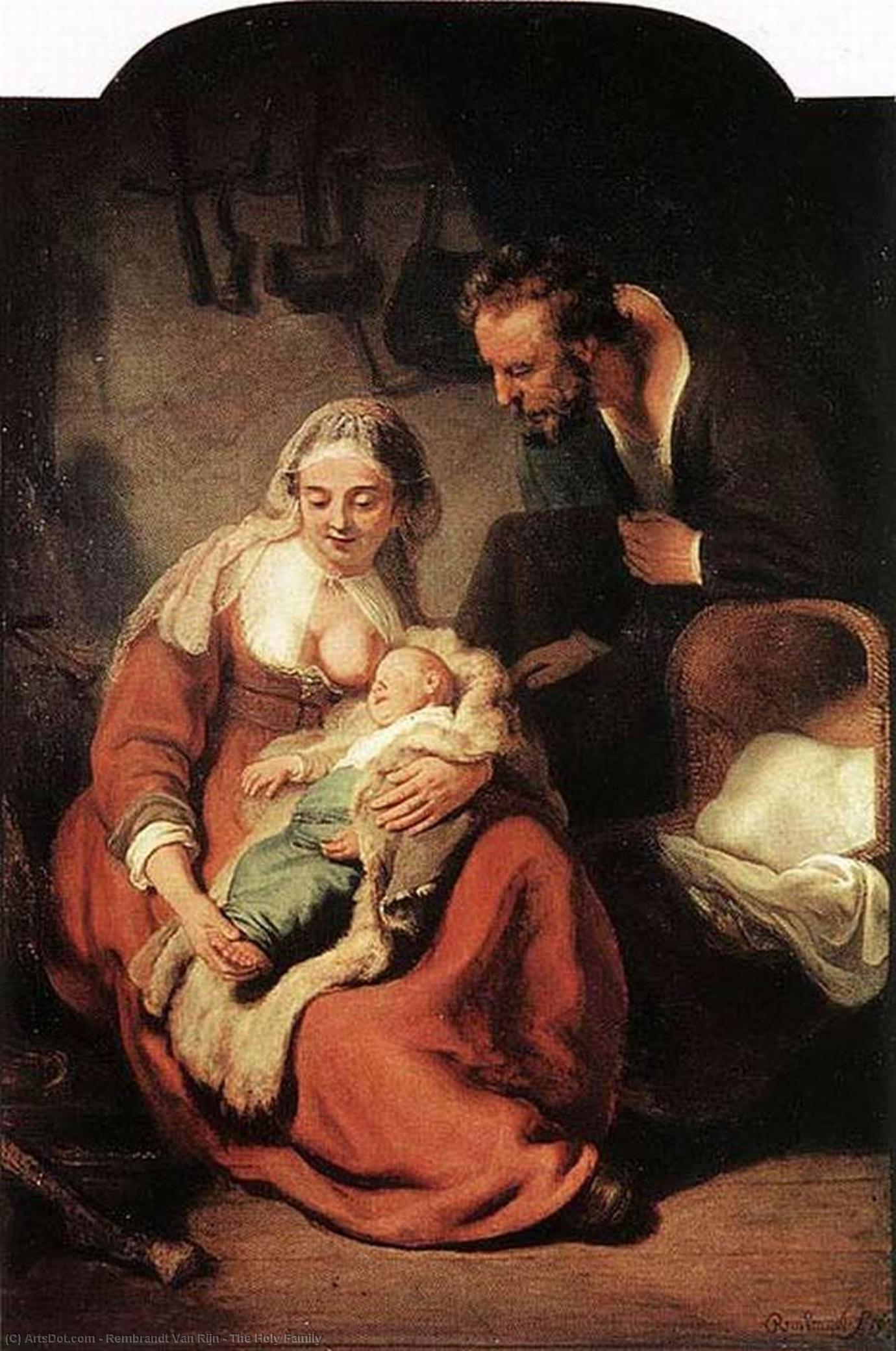 The Holy Family — Rembrandt Van Rijn