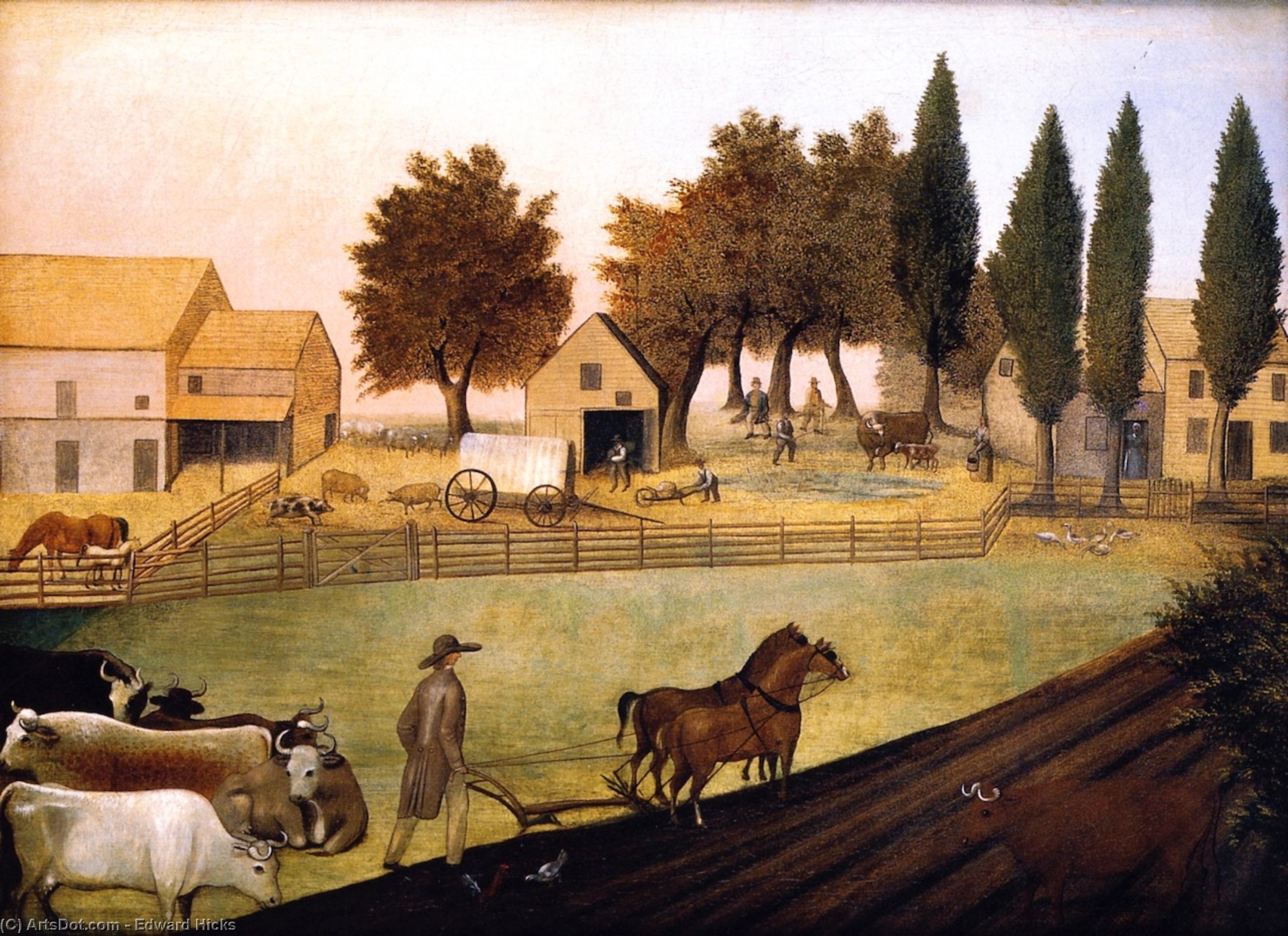 Residence Of Thomas Hilborn — Edward Hicks