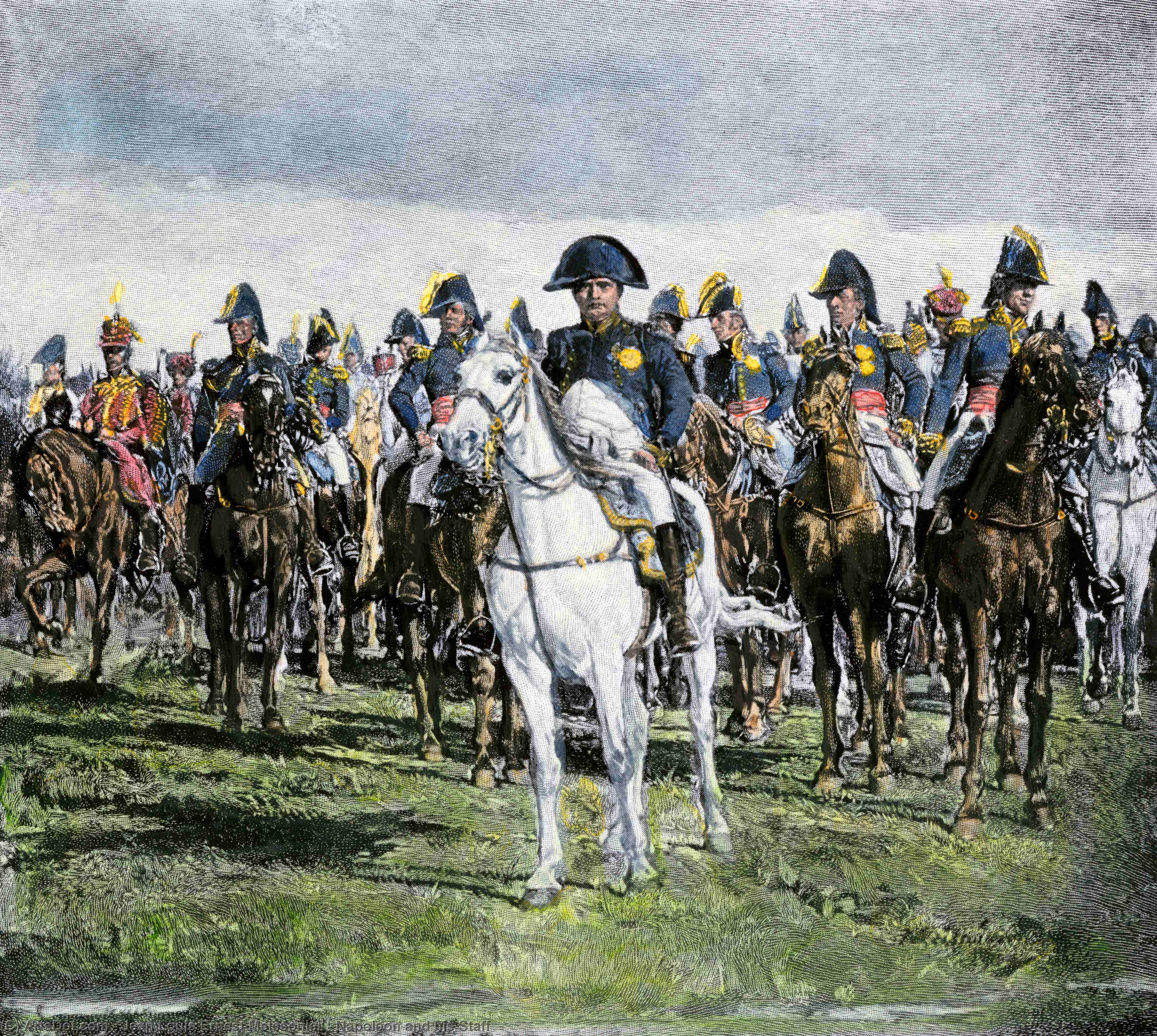 Napoleon And His Staff — Jean-louis Ernest Meissonier