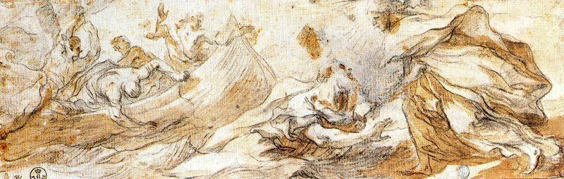 Christ Walks On Water — Luca Giordano