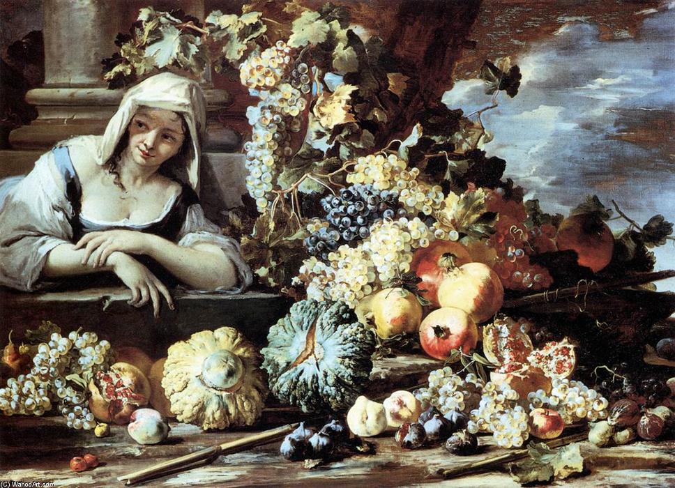 Still-life With A Female Figure — Michele Pace Del Campidoglio