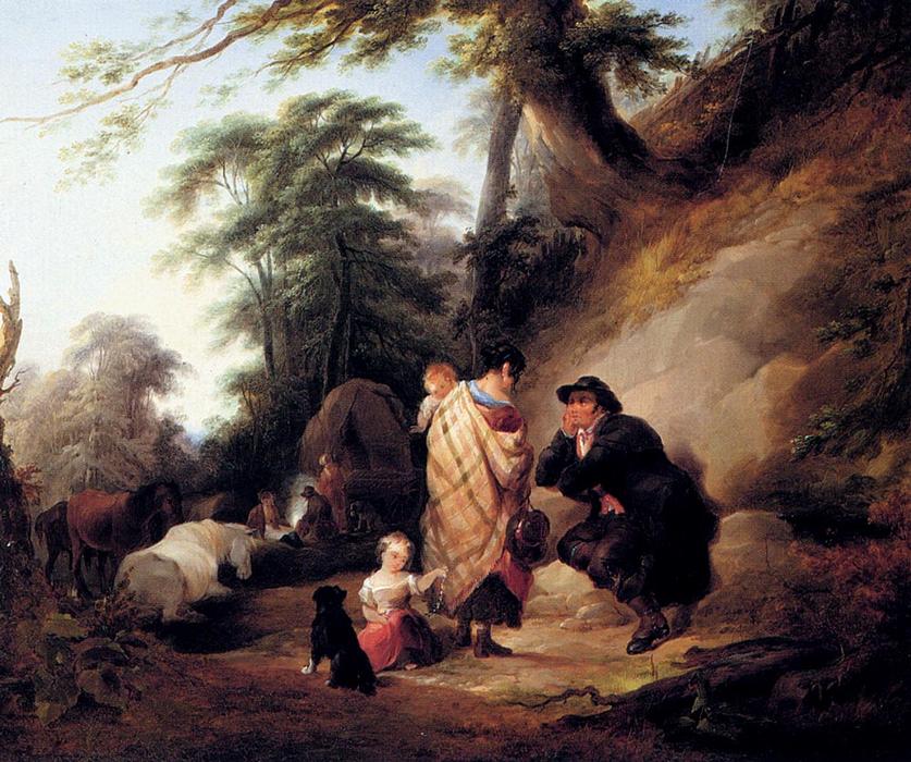 Travelers Resting — William Shayer Senior