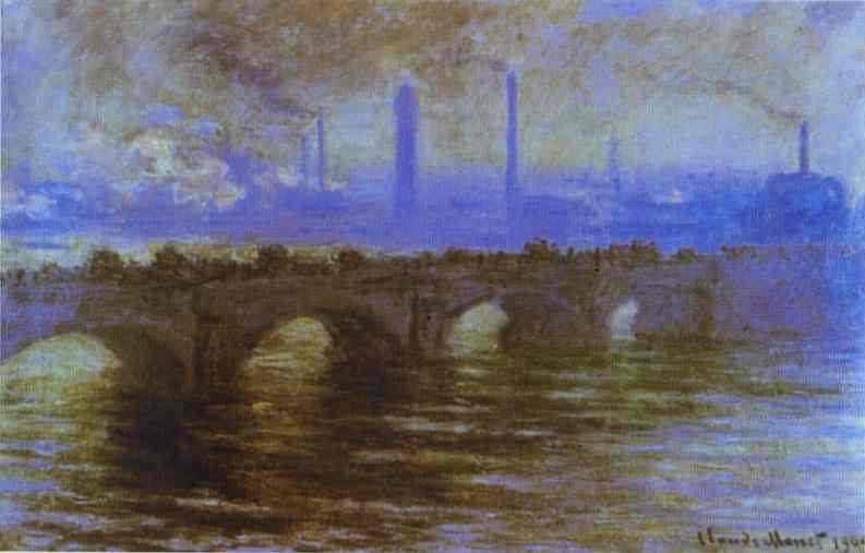 London. The Waterloo Bridge — Claude Monet