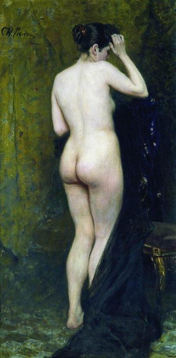 Nude Model (from Behind) — Ilya Yefimovich Repin