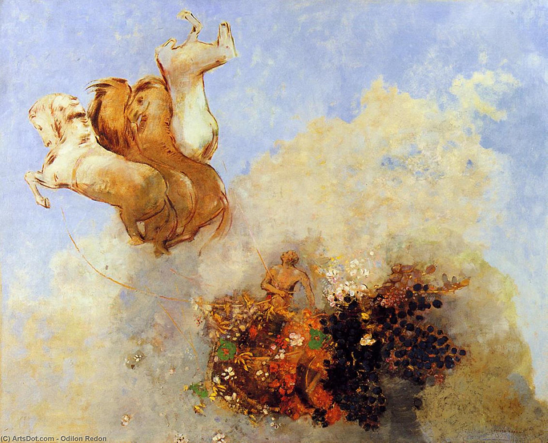 The Chariot Of Apollo 1 — Odilon Redon