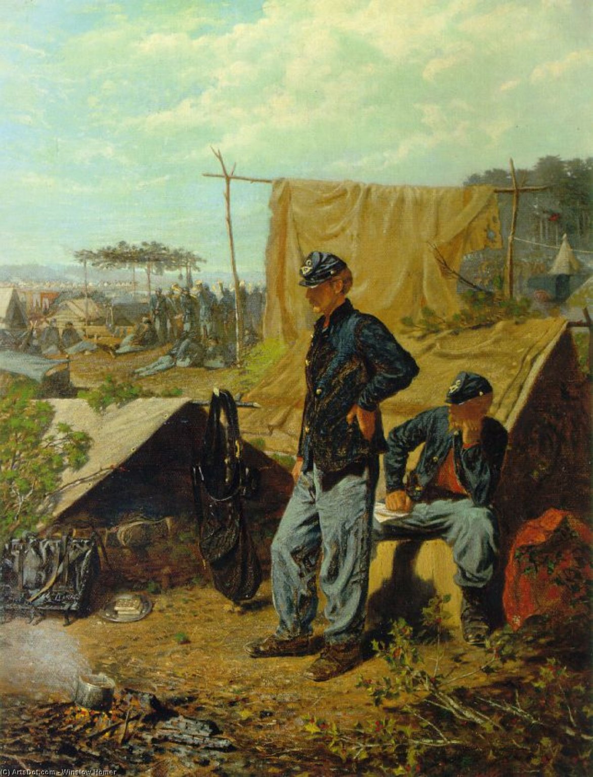 Hogar, Dulce Hogar, Óleo Sobre Lienzo, Colección Privada — Winslow Homer