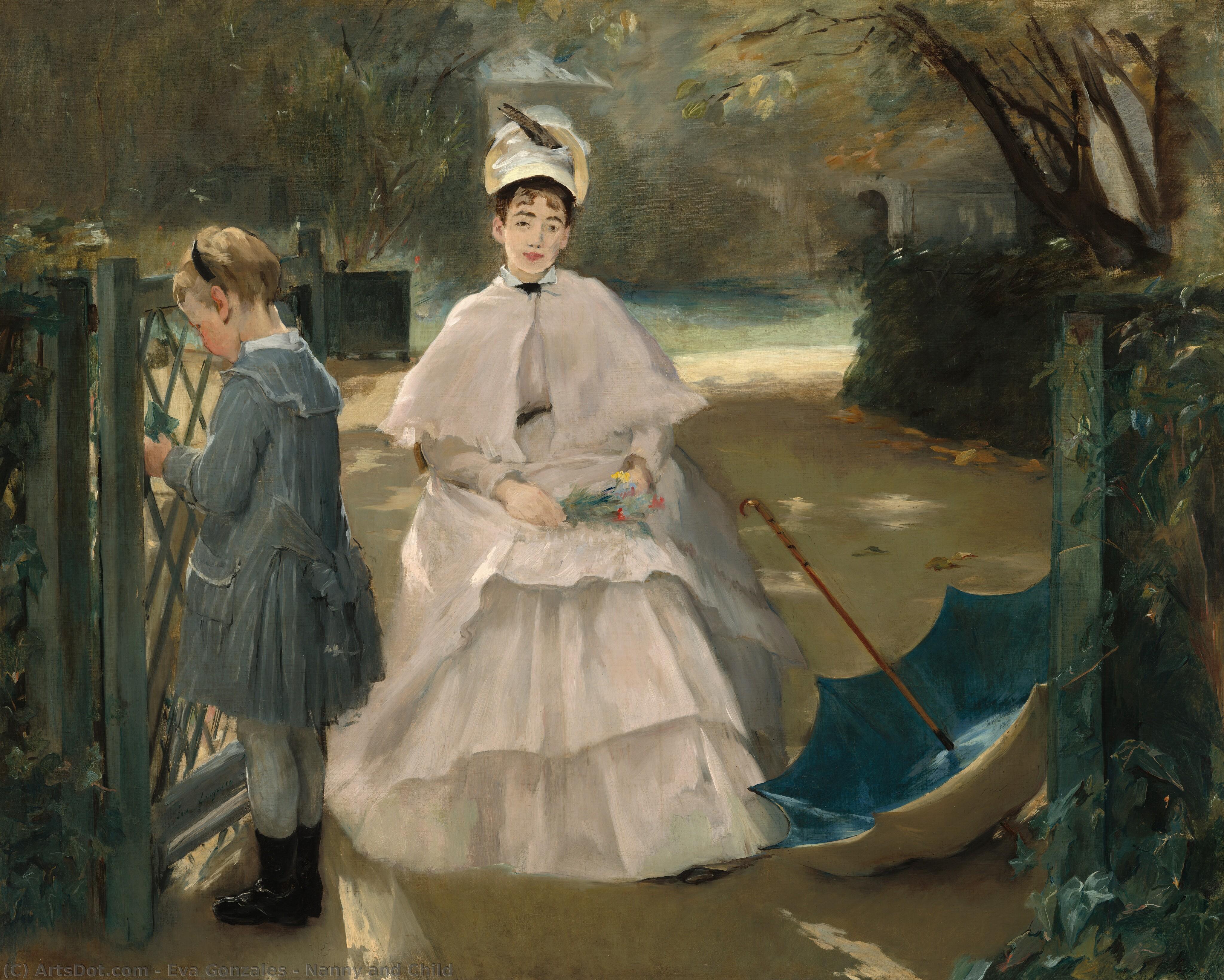 Nanny And Child — Eva Gonzalès
