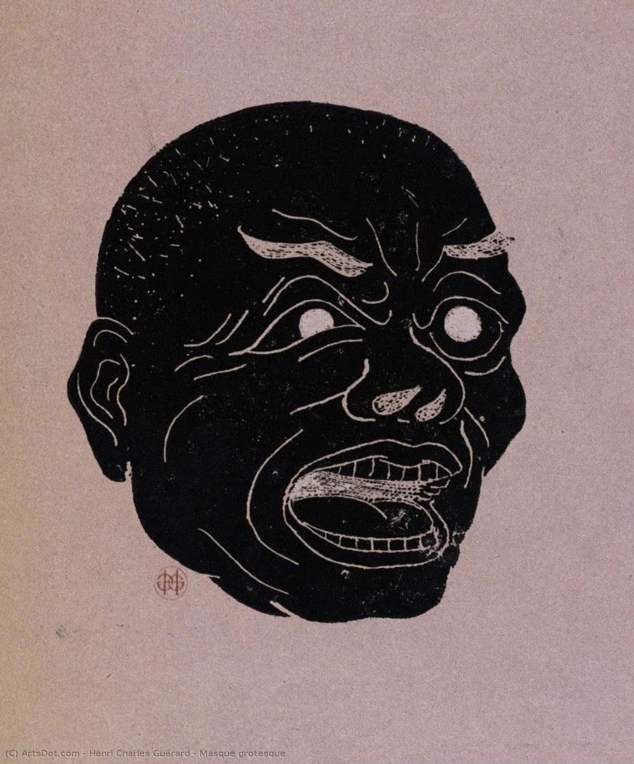 Masque Grotesque — Henri Charles Guérard