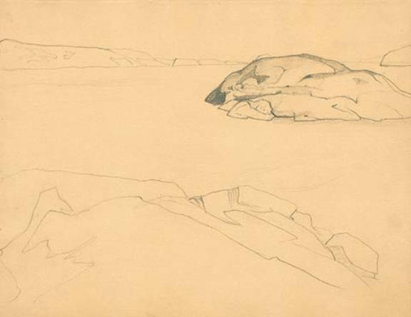 Sketch Of Landscape 6 — Nicholas Roerich