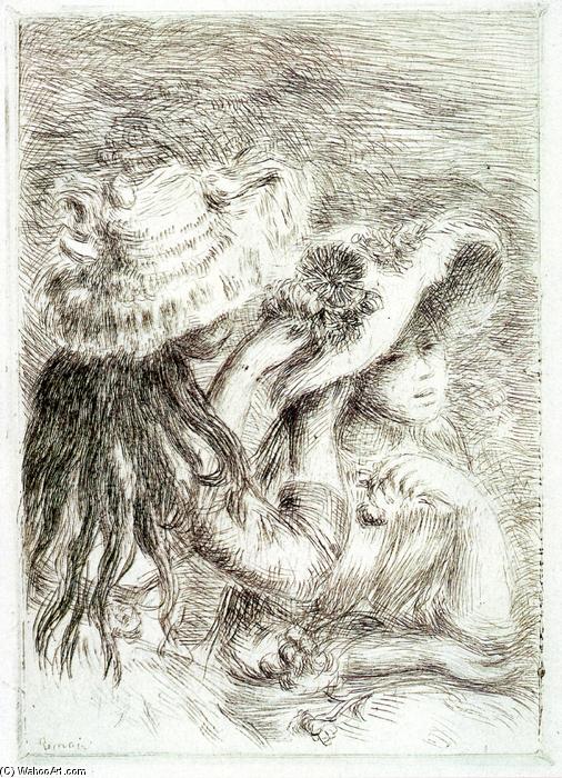 The Hat Pinned — Pierre-auguste Renoir