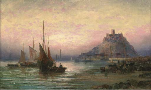 Unloading The Day's Catch Before St. Michael's Mount — William A. Thornley (thornbery)