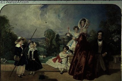 Mr. And Mrs. George Knott — Alfred Edward Chalon