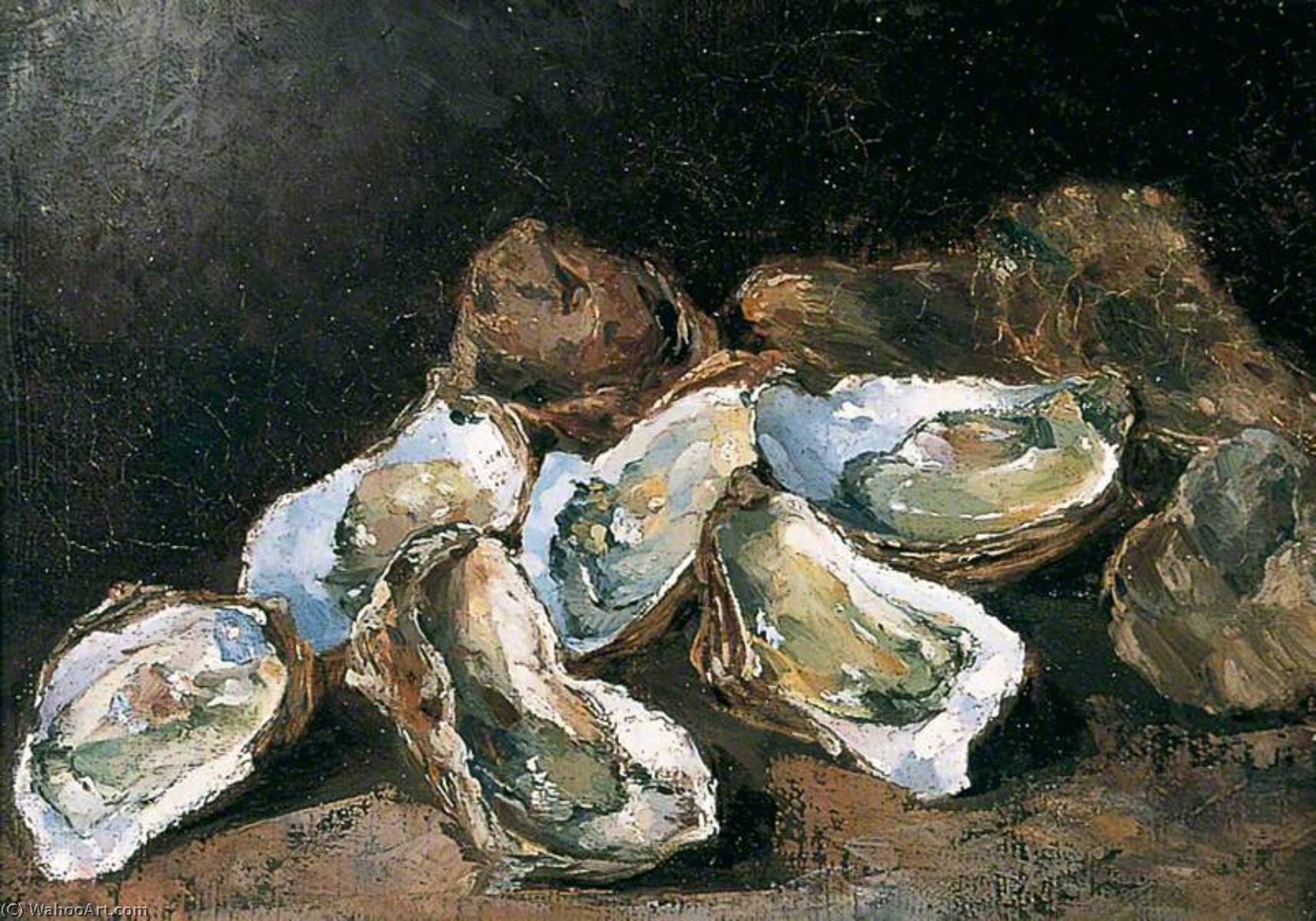 Still Life With Oysters — Theodule Augustine Ribot
