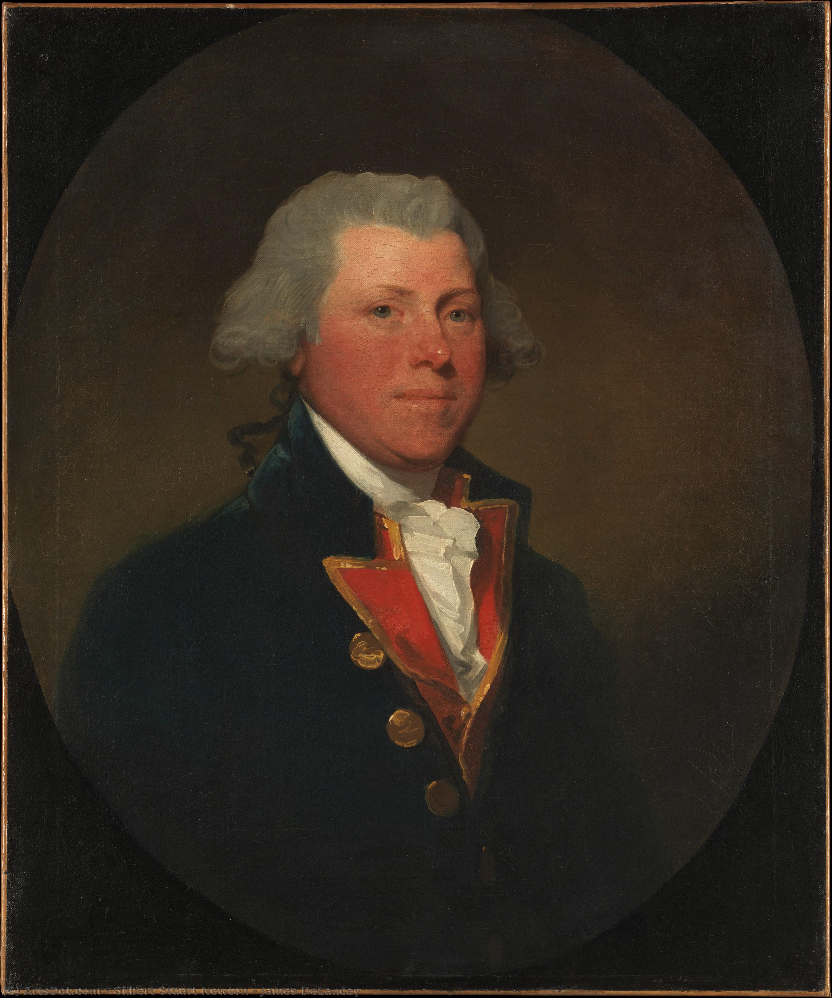 James Delancey — Gilbert Stuart Newton