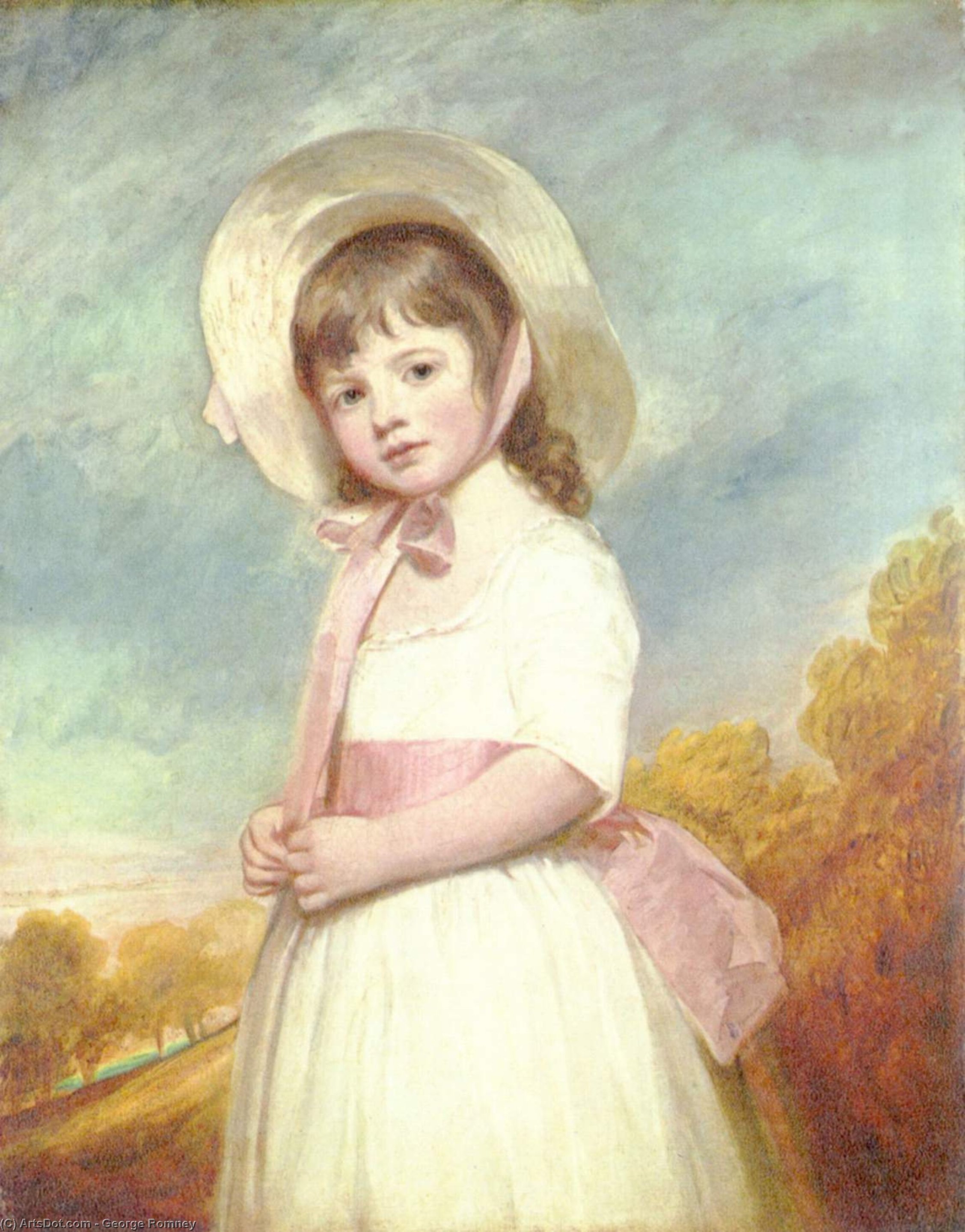 Portrait Of Miss Willoughby — George Romney