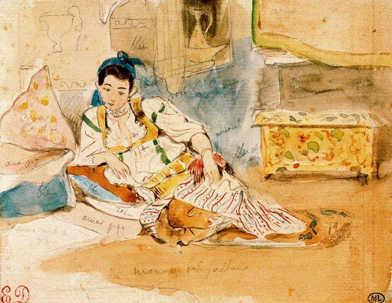 Las Mujeres De Argel — Eugène Delacroix