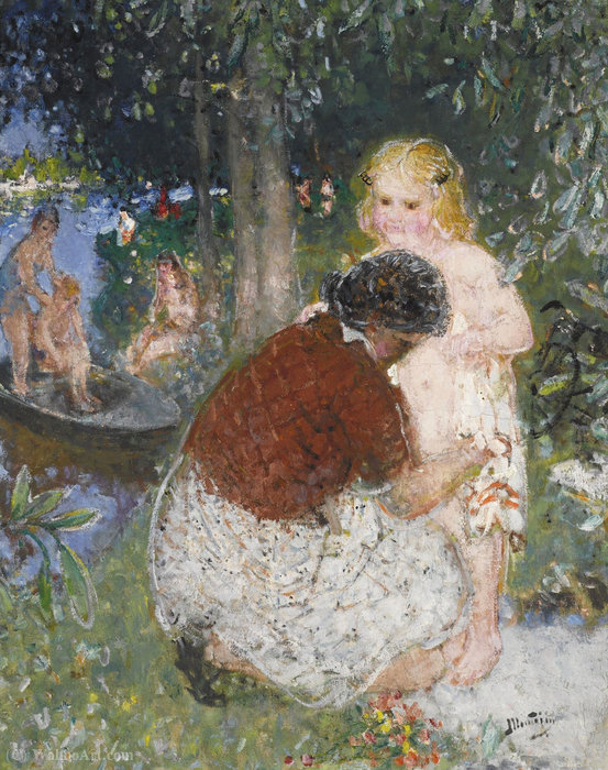 Bathing In Summer — Pierre-eugène Montézin