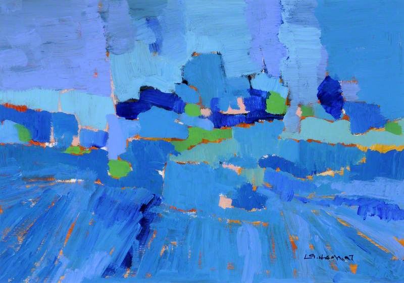 Blue Landscape — Lawrence Gordon Ham