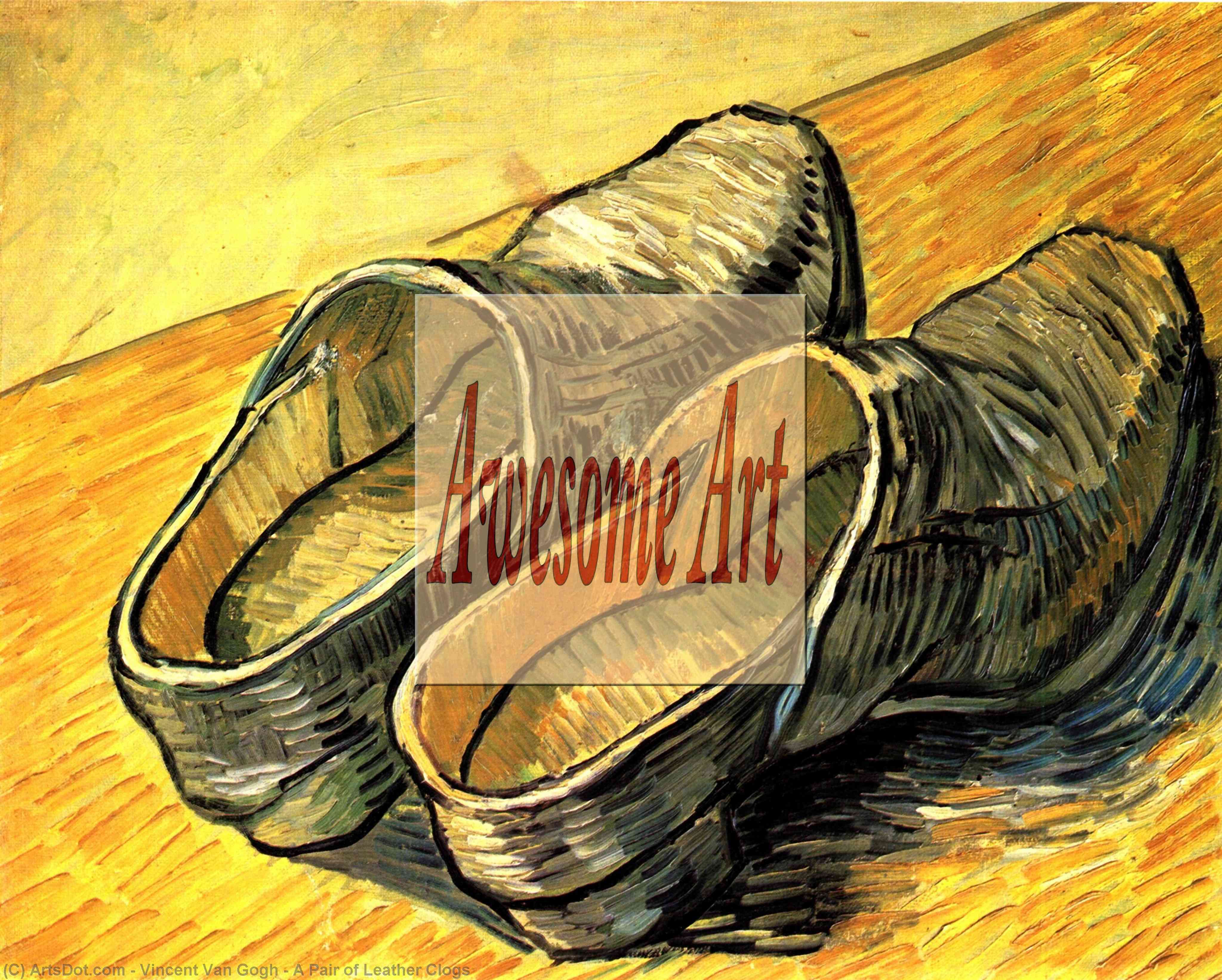 A Pair Of Leather Clogs — Vincent Willem Van Gogh