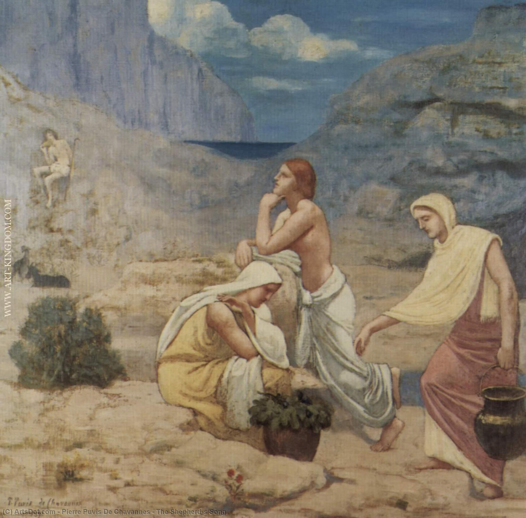The Shepherd's Song — Pierre Cécile Puvis De Chavannes