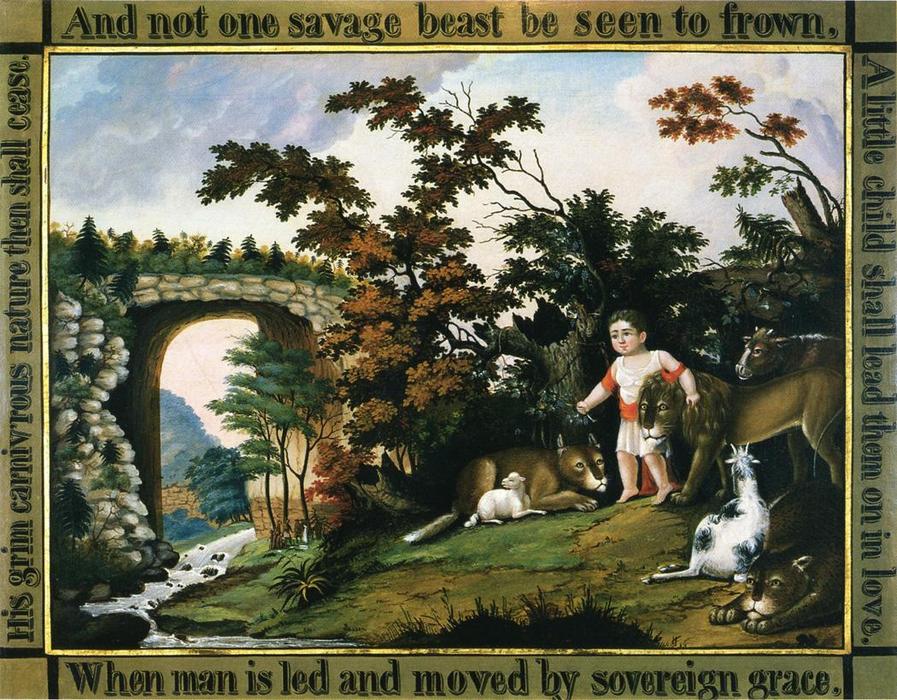 Peaceable Kingdom Of The Branch — Edward Hicks