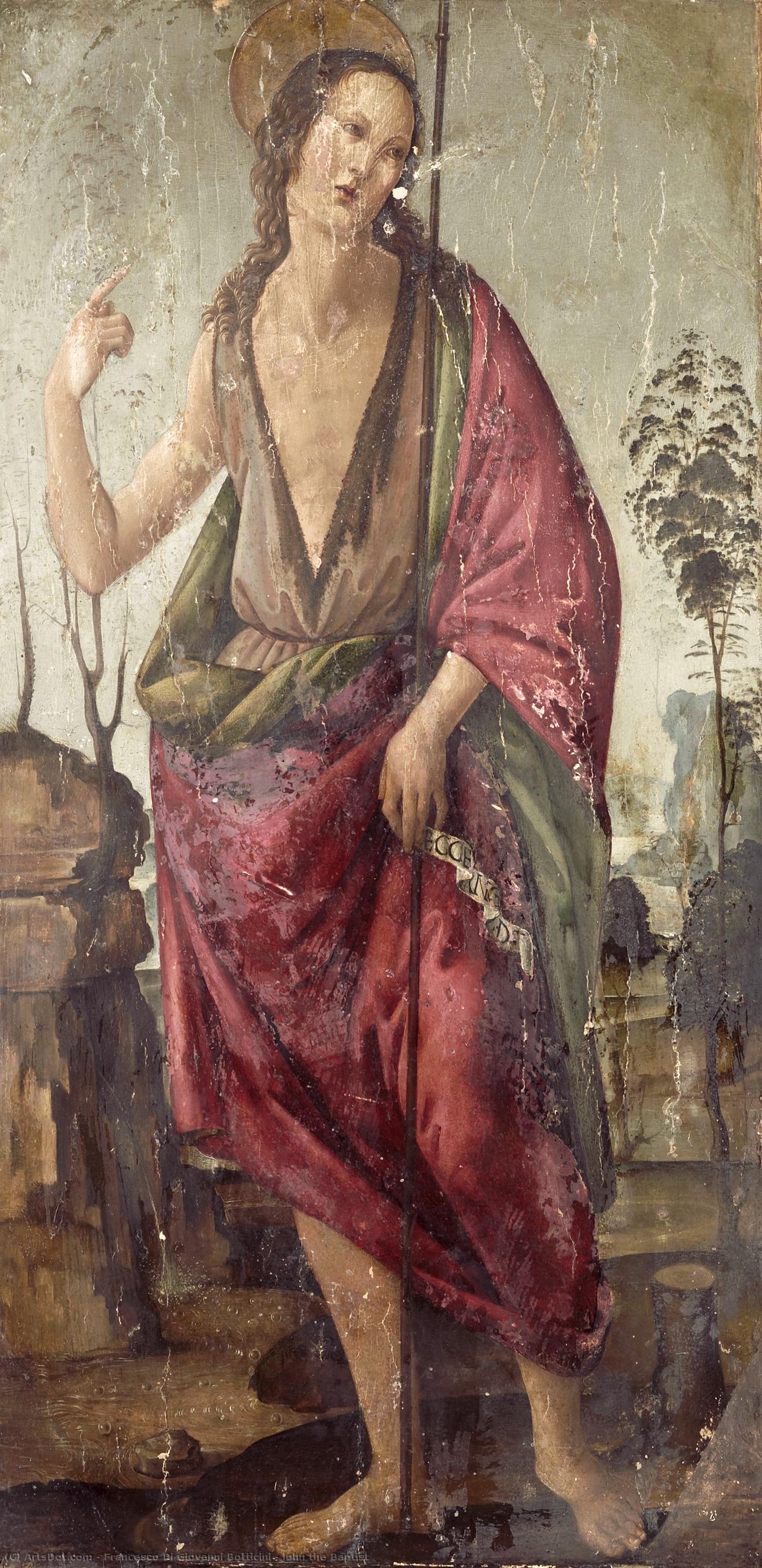 John The Baptist — Francesco Di Giovanni Botticini
